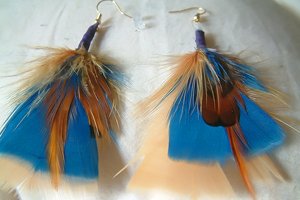 How to Make a Pair of Feather Earrings | HealthGuidance